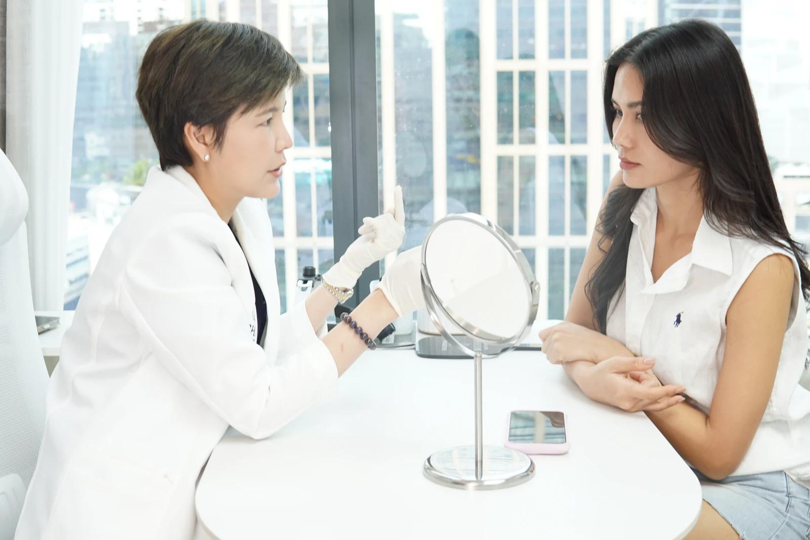 A consultation with the doctor